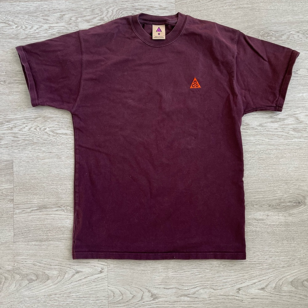 Nike ACG Burgundy Short Sleeve Tee